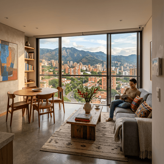 Espacio residencial protegido frente a daños materiales.
